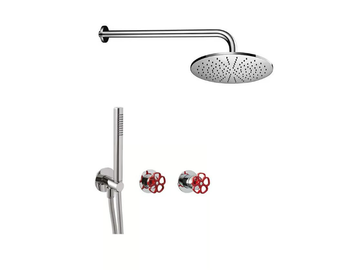 FLORA 636230F - Shower set with overhead shower by QD Magistro Lab - view 2